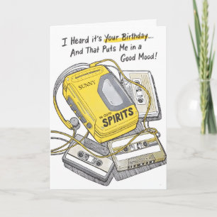 Geburtstags-Grußkarte mit Letterpress-Druck Karte