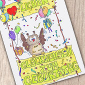 GEBURTSTAGS Grußkarte von Nicole Janes Karte