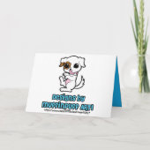 Geburtstags-Haifisch Karte (Rückseite)