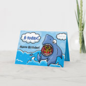 Geburtstags-Haifisch Karte (Vorderseite)