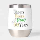 Geburtstags-Halloween-Spooky-Cheers-Gastgeschenk (Rückseite)