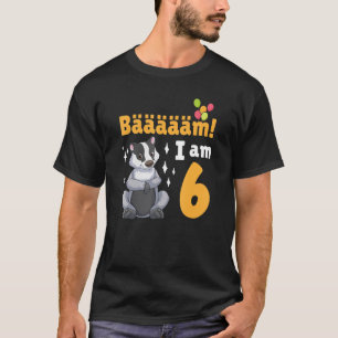 Geburtstags-Honey-Badger Geburtstagsparty 6 T-Shirt