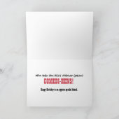 Geburtstags-Hühnerjokes mit Hen-Fotokarte Karte (Innenseite)