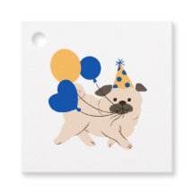 Geburtstags Hund & Balloons Liebesmarken