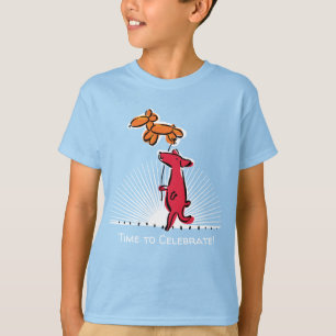 Geburtstags-Hund mit Ballon-Tier T-Shirt