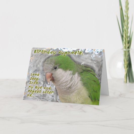 Geburtstags-Hypnose Karte (Vorderseite)