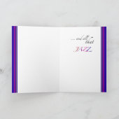 Geburtstags-Jazz, Saxophon Karte (Innenseite)