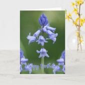 Geburtstags-Karte - Bluebells Karte (Gelbe Blume)