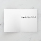 Geburtstags-Karte Damen-In Red Karte (Innenseite)