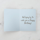 Geburtstags-Karte für Pferdeliebhaber Karte (Innenseite)