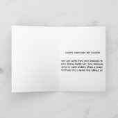 GEBURTSTAGS-KARTE KARTE (Innenseite)