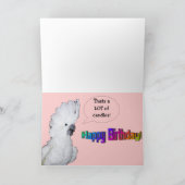 Geburtstags-Karte Karte (Innenseite)