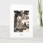 Geburtstags-Karte mit hohen Schiffen, Caravel, Karte (Rückseite)