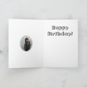 Geburtstags-Karte - schwarzer Schwan Karte (Innenseite)