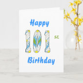 Geburtstags-Karte St.-101 Karte (Gelbe Blume)