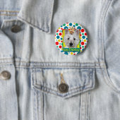 Geburtstags-kleiner Kuchen - Westie - Behälter Button (Beispiel)