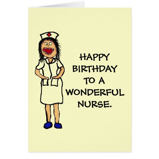 Geburtstags-Krankenschwester Karten | Zazzle