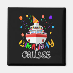 Geburtstags-Kreuzfahrt Cruising Bday-Party Ozean S Magnet