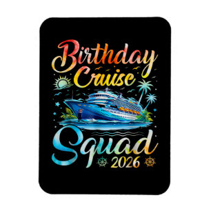 Geburtstags Kreuzfahrt Gruppe 2026 Magnet