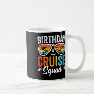 Geburtstags-Kreuzfahrt-Squad-Geschenke 2025 passen Kaffeetasse