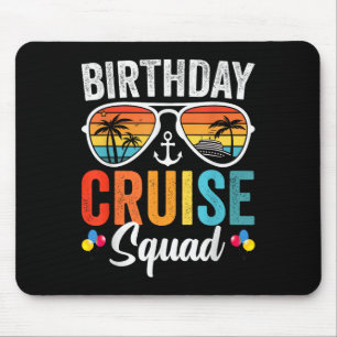Geburtstags-Kreuzfahrt-Squad-Geschenke 2025 passen Mousepad
