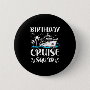 Geburtstags-Kreuzfahrt-Trupp Geburtstagsfeier-Crew Button
