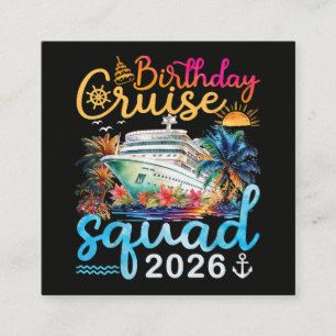 Geburtstags-Kreuzfahrt-Truppe 2026 Begleitkarte