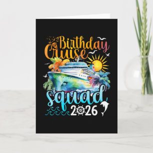 Geburtstags-Kreuzfahrt-Truppe 2026 Kreuzfahrt Gebu Karte