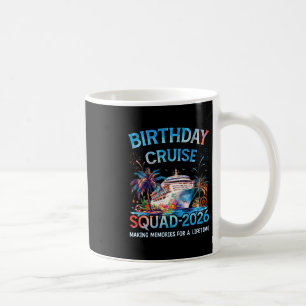 Geburtstags-Kreuzfahrt-Truppe 2026 Urlaubsreise Kaffeetasse