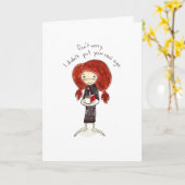 Geburtstags-Kuchen Card* Karte (Gelbe Blume)