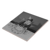 Geburtstags-Kuchen Fliese (Seite)