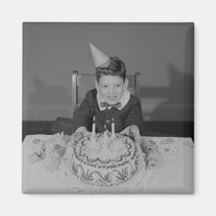 Geburtstags-Kuchen Magnet