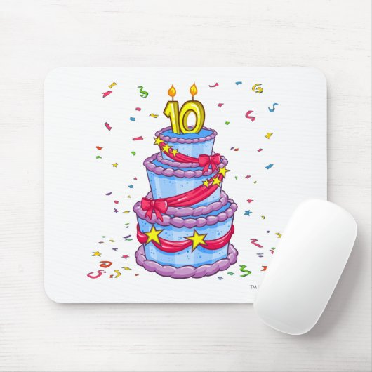Geburtstags-Kuchen Mousepad (Mit Mouse)