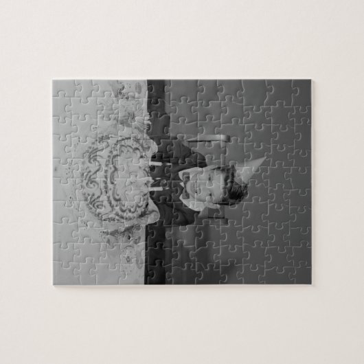 Geburtstags-Kuchen Puzzle (Horizontal)