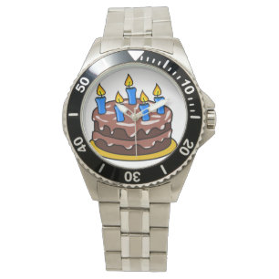 Geburtstags-Kuchen-Uhr Armbanduhr