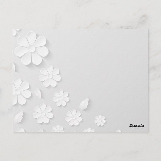 Geburtstags-Liebe Postkarte (Rückseite)