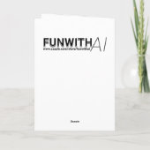 Geburtstags-Märchen und Magische Farbseiten Karte (Rückseite)