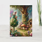 Geburtstags-Märchen und Magische Farbseiten Karte (Vorderseite)
