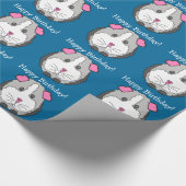 Geburtstags-Meerschweinchen-Packpapier Geschenkpapier (Ecke)