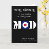 Geburtstags-Mod-Spaß Karte (Gelbe Blume)