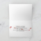 Geburtstags-Monarchschmetterling der Mama auf Karte (Innenseite)