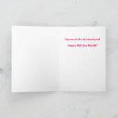 Geburtstags Monat Grußkarte Karte (Innenseite)