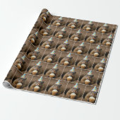 Geburtstags-Murmeltier mit Cupcake Geschenkpapier (Ungerollt)