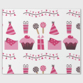 Geburtstags-Packpapier Geschenkpapier (Flach)