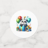 Geburtstags-Panda-Tischkonfetti Konfetti (Klein Vorderseite)