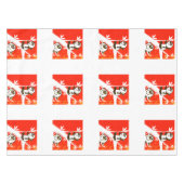 Geburtstags Pandas Tischdecke (Vorderseite (Horizontal))
