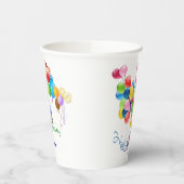Geburtstags-Papier-Cup Pappbecher (Links)