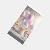 Geburtstags-Papier Handtücher Serviette (Ecke)