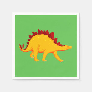 Geburtstags-Party des Dinosauriers des Jungen Serviette