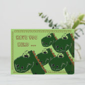 Geburtstags-Party Einladung (Stehend Vorderseite)